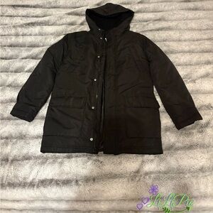 Old Navy Water-Resistant Black Winter Coat